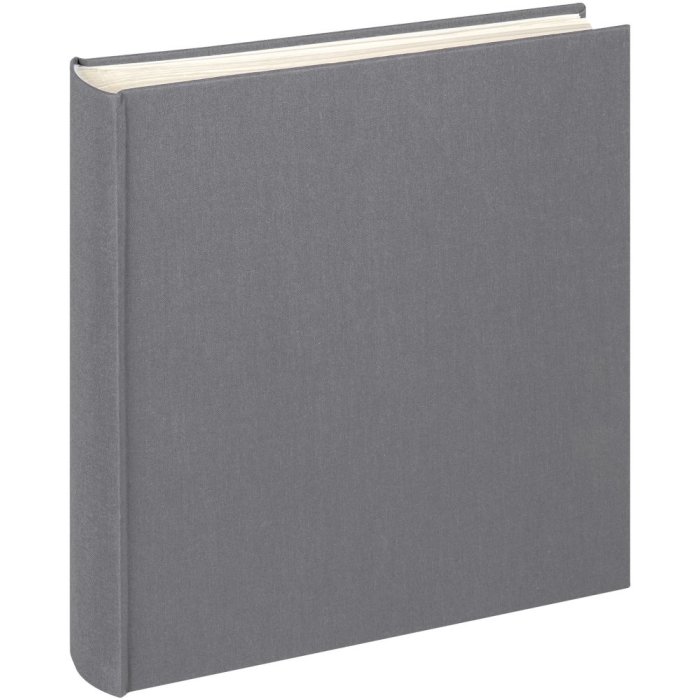 Walther Jumbo fotoalbum Cloth antracit 30x30 cm 100 bílých stran