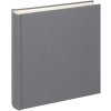Walther Jumbo fotoalbum Cloth antracit 30x30 cm 100 bílých stran