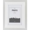 Plastový rám Paris 10x15 cm bílý