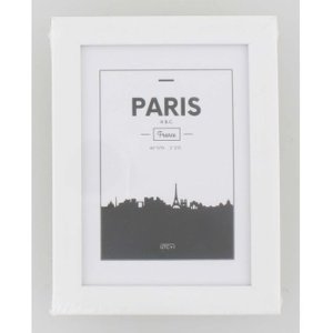Plastový rám Paris 13x18 cm bílý