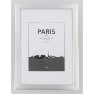 Plastový rám Paris 21x30 cm stříbrný
