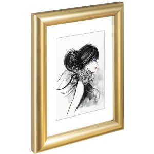 Plastový rám Sofia 13x18 cm zlatý