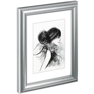 Plastový rám Sofia 13x18 cm stříbrný