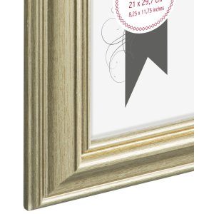 Plastový rám Lobby 21x30 cm zlatý