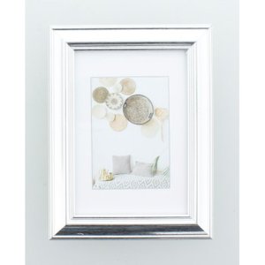 Plastový rám Lobby 10x15 cm stříbrný