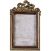 Clayre & Eef 2F0684 Rámeček na obrázky 6x9cm zlatý plastový obdélník Vintage