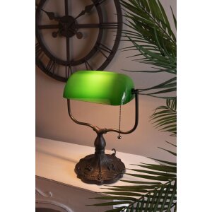 Stolní lampa Tiffany 27x20x36 cm E27-max 1x60W LumiLamp 5LL-1144GR