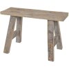 Clayre & Eef 6H1864 Rostlinný stolek 40x14x27 cm Hnědé dřevo