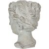 Dekorace hlava ženy 12x11x17 cm Clayre & Eef 6TE0293