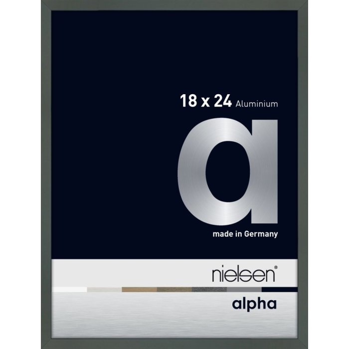 Hliníkový obrazový rám Nielsen Alpha TCSC 18x24 cm platina