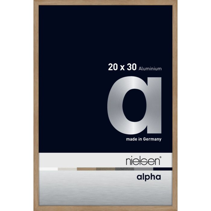 Hliníkový obrazový rám Nielsen Alpha TCSC 20x30 cm dub
