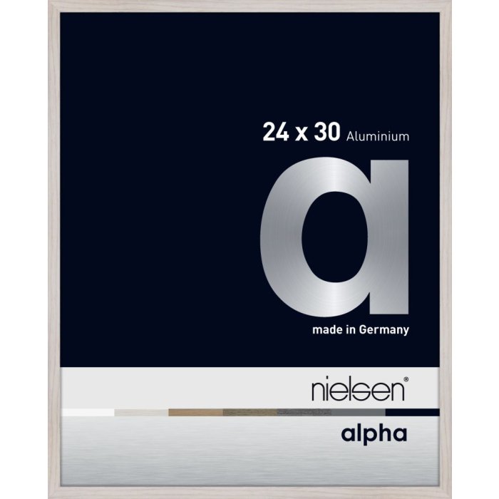Hliníkový obrazový rám Nielsen Alpha TCSC 24x30 cm dub bílý