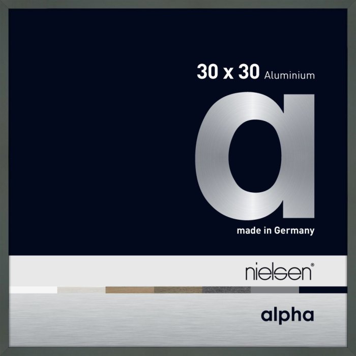 Hliníkový obrazový rám Nielsen Alpha TCSC 30x30 cm platina