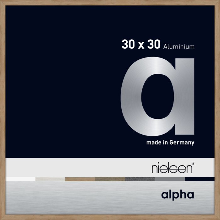 Hliníkový obrazový rám Nielsen Alpha TCSC 30x30 cm dub