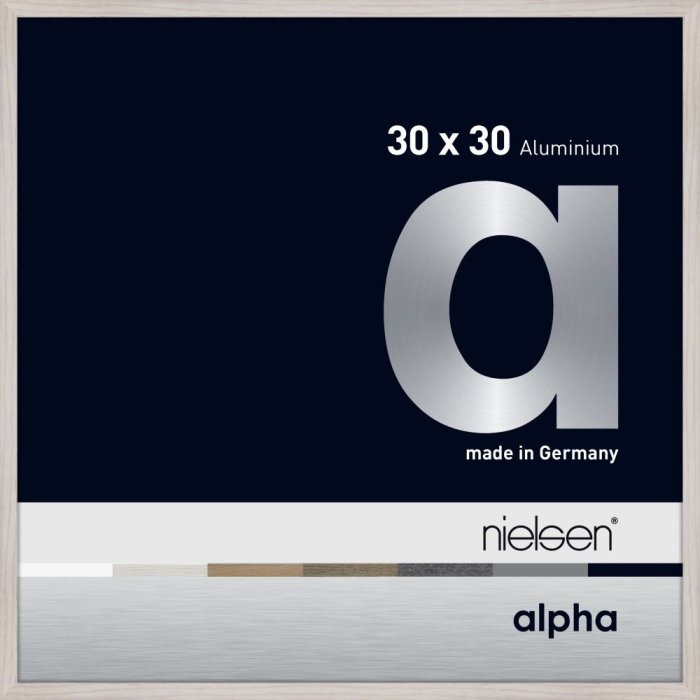 Hliníkový obrazový rám Nielsen Alpha TCSC 30x30 cm dub bílý