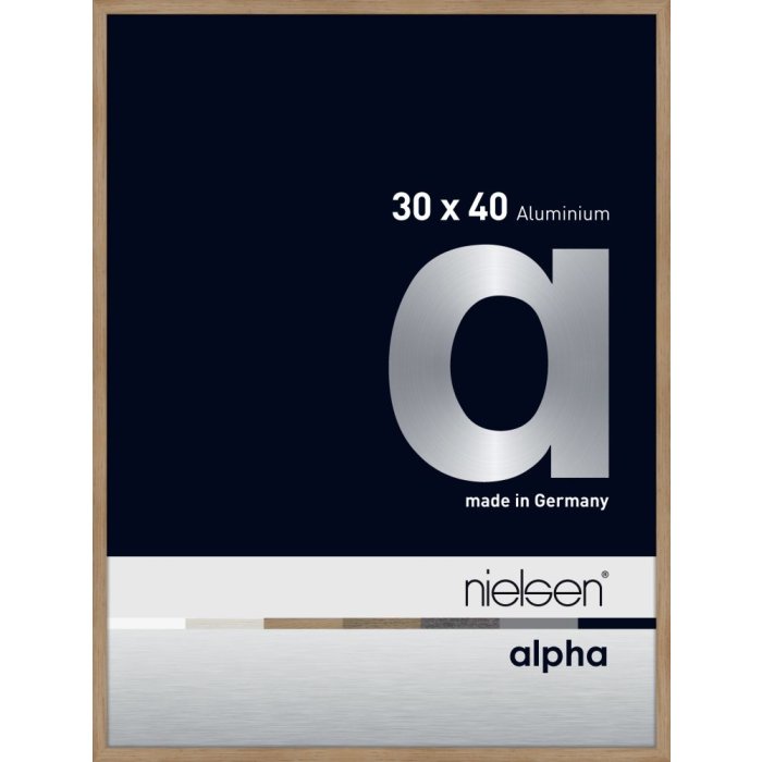 Hliníkový obrazový rám Nielsen Alpha TCSC 30x40 cm dub