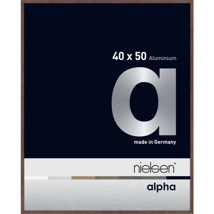 Hliníkový rám na obrazy Nielsen Alpha TCSC 40x50 cm wengé light