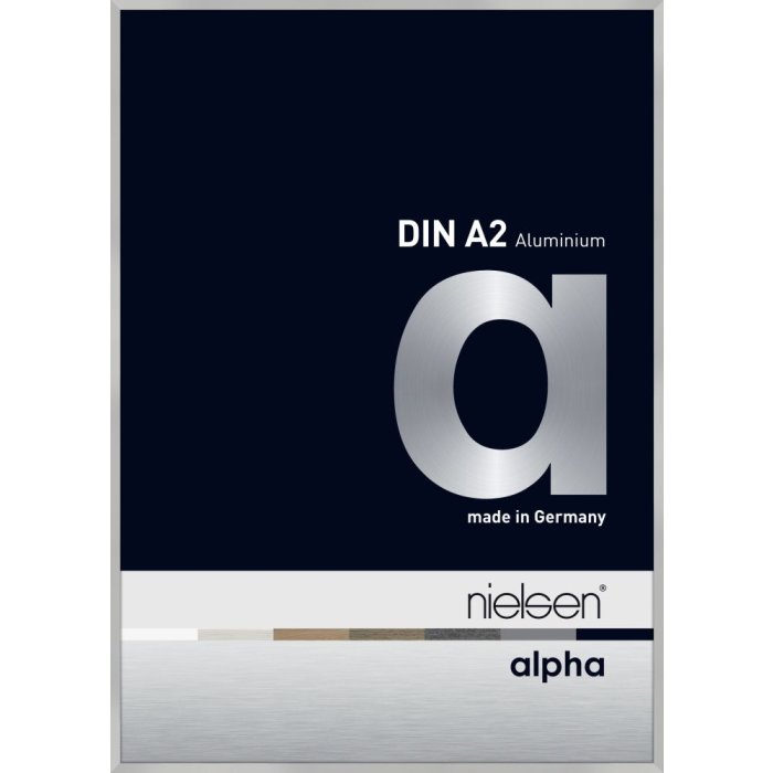 Hliníkový obrazový rám Nielsen Alpha TCSC 42x60 cm stříbrný matný