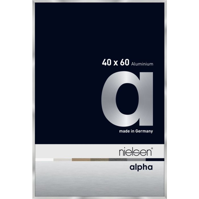 Hliníkový obrazový rám Nielsen Alpha TCSC 40x60 cm stříbrný