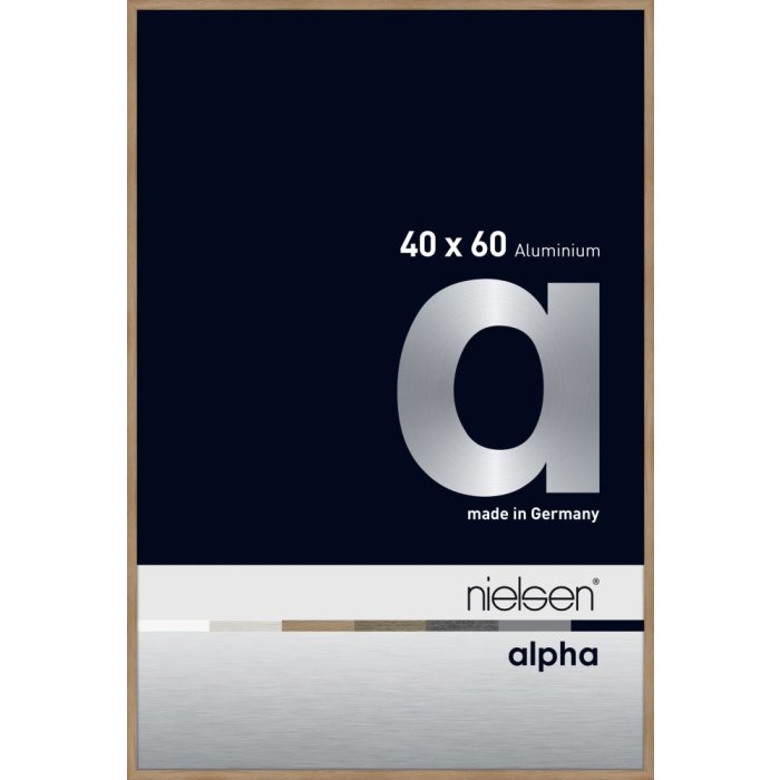 Hliníkový obrazový rám Nielsen Alpha TCSC 40x60 cm dub