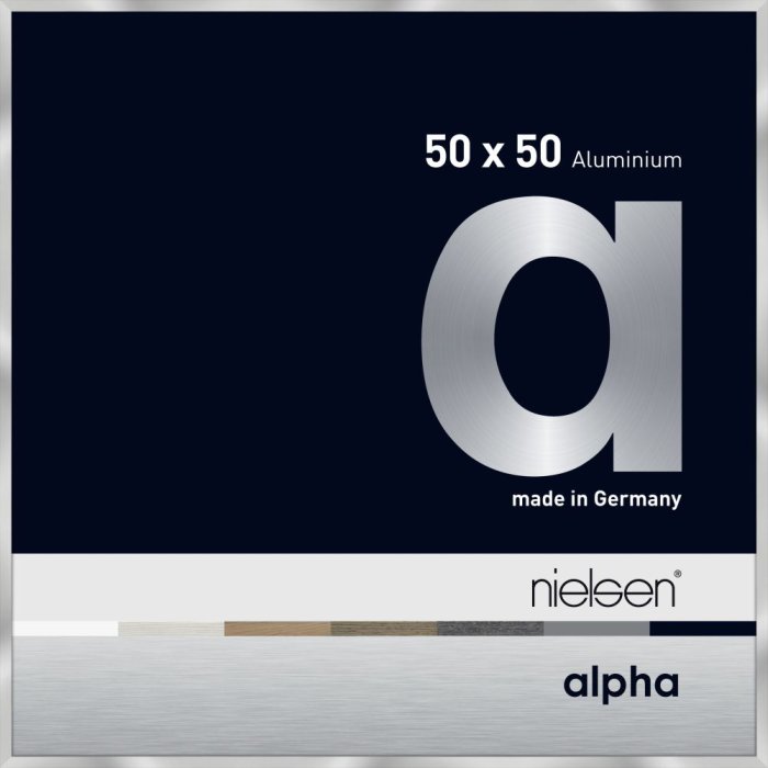 Hliníkový obrazový rám Nielsen Alpha TCSC 50x50 cm stříbrný