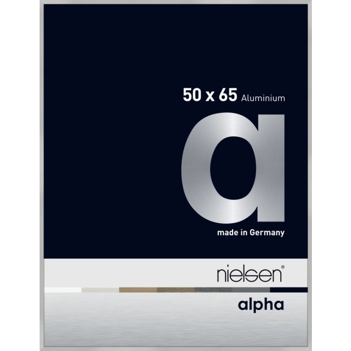 Hliníkový obrazový rám Nielsen Alpha TCSC 50x65 cm stříbrný matný