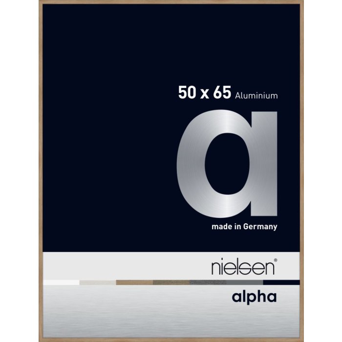 Hliníkový obrazový rám Nielsen Alpha TCSC 50x65 cm dub