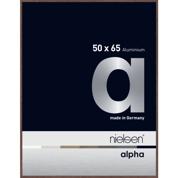 Hliníkový rám na obrazy Nielsen Alpha TCSC 50x65 cm wengé light