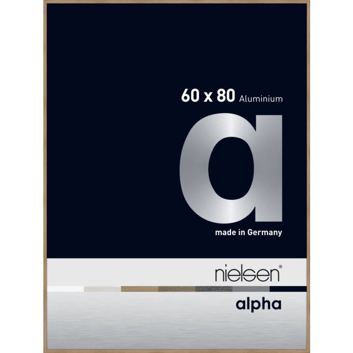Hliníkový obrazový rám Nielsen Alpha TCSC 60x80 cm dub