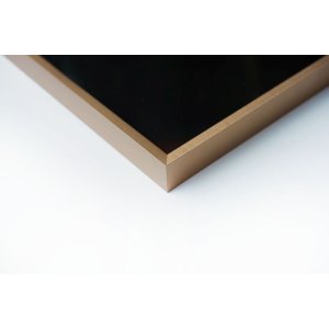 Hliníkový obrazový rám Nielsen Alpha TCSC 70x70 cm kartáčovaný jantarový