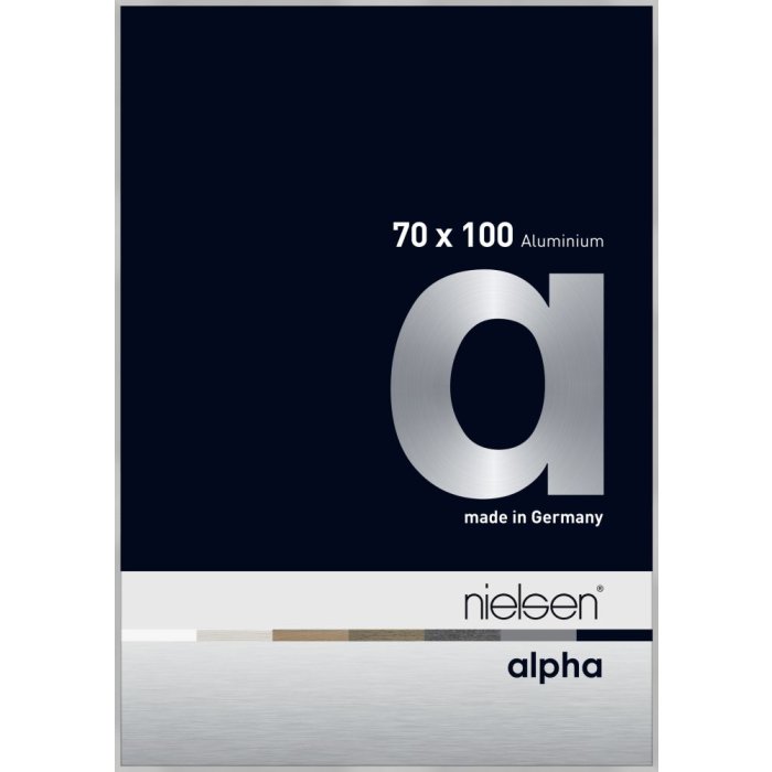 Hliníkový obrazový rám Nielsen Alpha TCSC 70x100 cm stříbrný matný