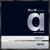 Hliníkový obrazový rám Nielsen Alpha TCSC 30x30 cm eloxovaný černý lesklý