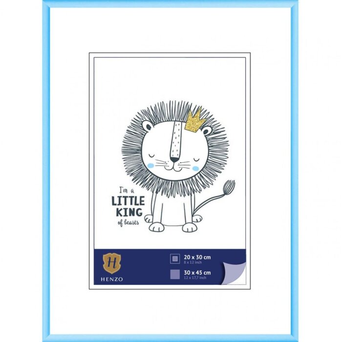Plastový rám Henzo Napoli 30x45 cm světle modrý