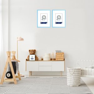 Plastový rám Henzo Napoli 30x45 cm světle modrý