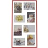 Fotogalerie Neapol 8 fotografií 13x18 cm červená