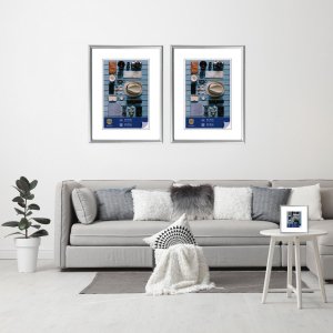 Plastový rám Henzo Napoli 60x90 cm stříbrný