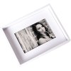 Passepartout rám na fotografie 10x15 cm bílý