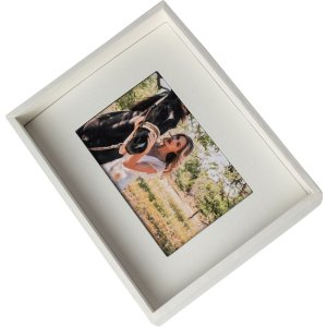 Passepartout rám na obraz 10x15 cm krémový