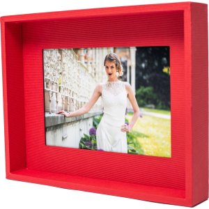 Passepartout rámeček na fotografie 10x15 cm červený