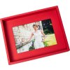 Passepartout rámeček na fotografie 10x15 cm červený