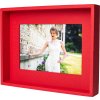 Passepartout rámeček na fotografie 10x15 cm červený