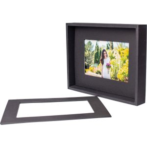 HNFD Passepartout rám na fotografie 13x18 cm černý