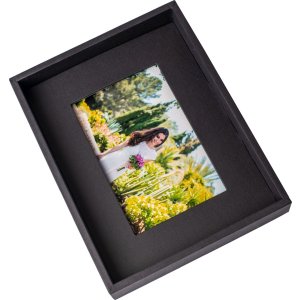 HNFD Passepartout rám na fotografie 13x18 cm černý