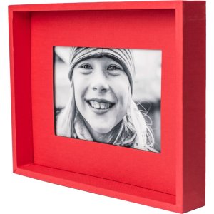 HNFD Passepartout rám na fotografie 13x18 cm červený