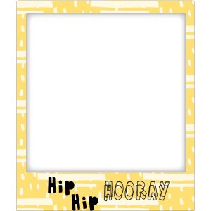 Magnetický rámeček Hip Hip HOORAY 10x10 cm