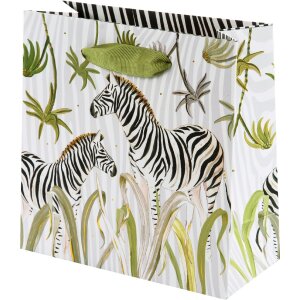 Dárková taška Wild Life Zebra 18x18x8 cm