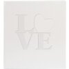 Zlatá kniha návštěvní kniha White Love 23x25 cm 176 stran