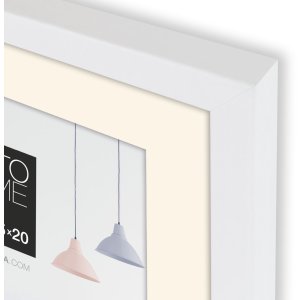 ZEP Edisonův obrazový rám 10x15 cm bílý
