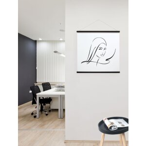 Deknudt S270 plakátový rám dřevo černý 41 cm
