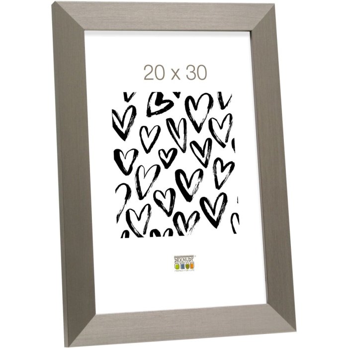 Plastový rámeček Deknudt S42PD1 stříbrný 21x29,7 cm Rámeček na certifikáty DIN A4